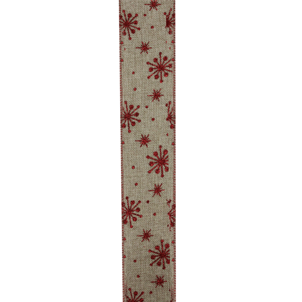 Northlight Club 12pk. Red Snowflake Christmas Ribbon Spools
