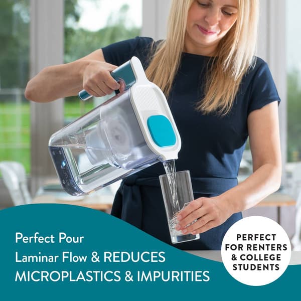 Aqua Optima Large Water Filter Pitcher w/ 3 Evolve+ Water Filters