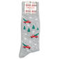 Mens Davco Christmas Tree Shopping Crew Socks - image 1