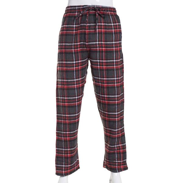 Mens Architect® Rolled Flannel Pajama Pants - Red - Boscov's