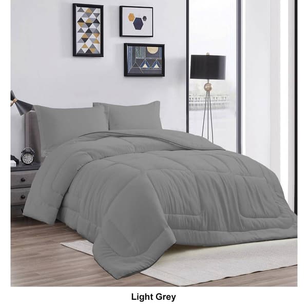 PeaceNest All Season Satin Down Alternative Comforter Set