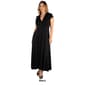 Plus Size 24/7 Comfort Apparel Empire Waist Maxi Dress - image 3
