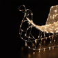 Northlight 48in. White Crystal 3D Sleigh Christmas Outdoor Decor - image 6