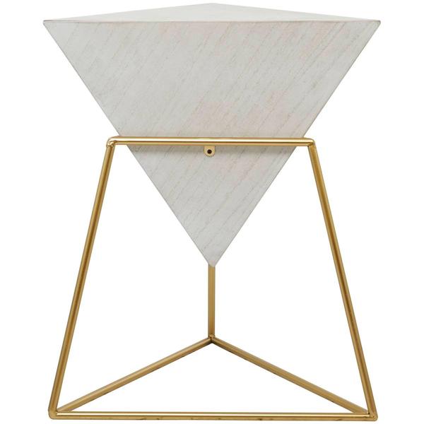 9th & Pike® Black Metal Modern Accent Table