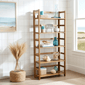 Fairway Avenue Home™ Solid Acacia 5 Tier Folding Bookcase - image 1