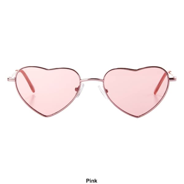Womens Circus by Sam Edelman Metal Heart Shape Sunglasses