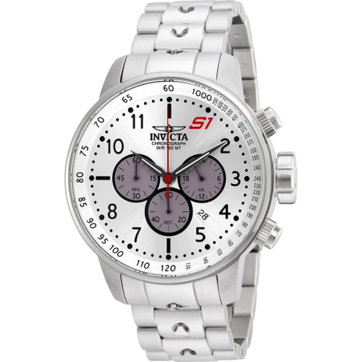 Mens Invicta S1 Rally 48mm Stainless Steel Quartz Watch -...