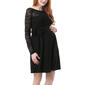 Womens Glow &amp; Grow(R) Lace Belted Maternity Dress - image 1