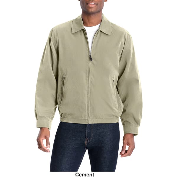 Mens Big &amp; Tall London Fog Zip Front Lightweight Golf Jacket
