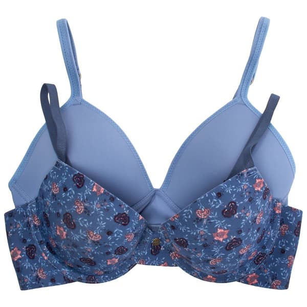 Womens Lucky Brand 2pk. Micro Fused Underwire Bras LVD43452BKMX