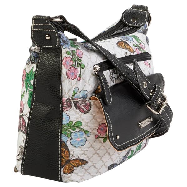 Stone Mountain Monarch Floral Sophia Hobo