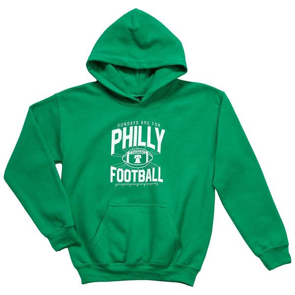 Boys (8-20) Philadelphia Footballl Sundays are for Philly Hoodie - image 