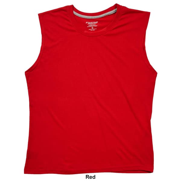 Mens Starting Point Solid Sleeveless Tee