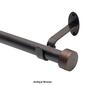 Serena Single Curtain Rod with Contemporary Cap Finial - image 4