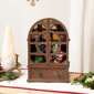 Northlight LED & Musical Retro Radio with Santa Scene Decor - image 3