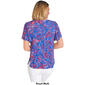 Petite Ruby Rd. Must Haves Tropical Short Sleeve Tee - image 2