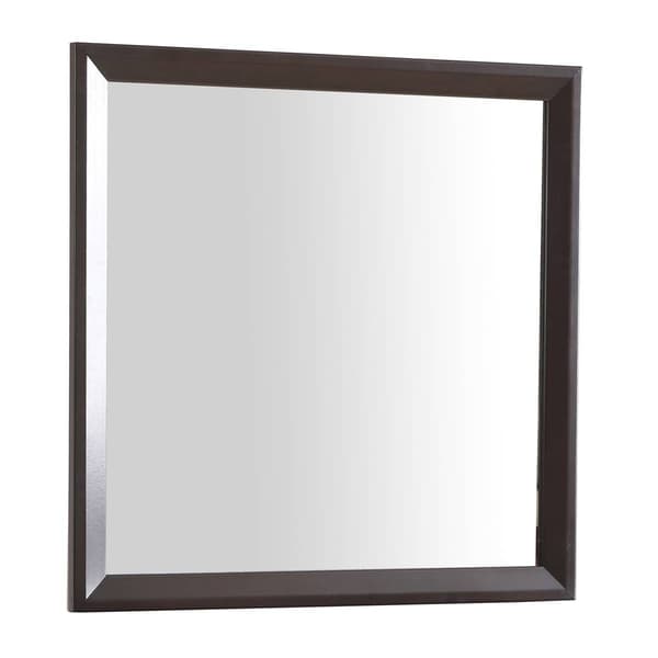 Passion Furniture Classic Square Framed Dresser Mirror - 36x36 - image 