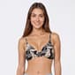 Womens Cupshe Leaf Shirred Bralette Swim Top - image 1