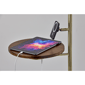 Adesso Joel Wireless Charging Task Floor Lamp with Metal Shade - image 11