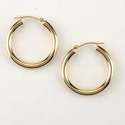 Candela 14kt. Yellow Gold Hoop Earrings