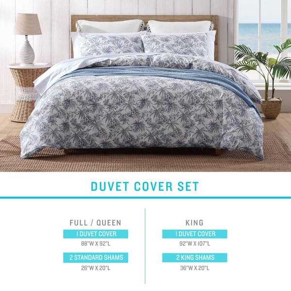 Tommy Bahama Pen And Ink Cotton Duvet Set