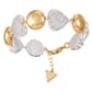 GUESS Two-Tone Heart & Ball Charm Bracelet - image 2