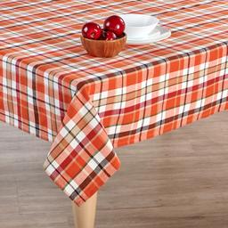 Multi Plaid Tablecloth