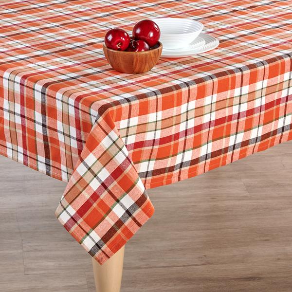 Multi Plaid Tablecloth - image 