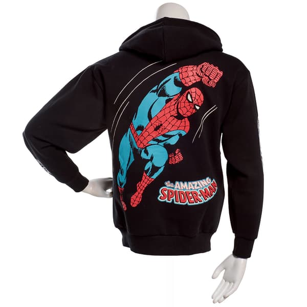 Juniors C-Life Spider-Man Back Screen Zip Up Hoodie