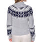 Womens DKNY Jeans Blouson Sleeve Mock Neck Fair Isle Sweater - image 2