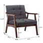 Convenience Concepts Take a Seat Natalie Linen Accent Chair - image 3