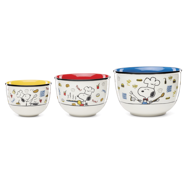 Lenox® Chef Snoopy 3pc. Bowl Set - image 