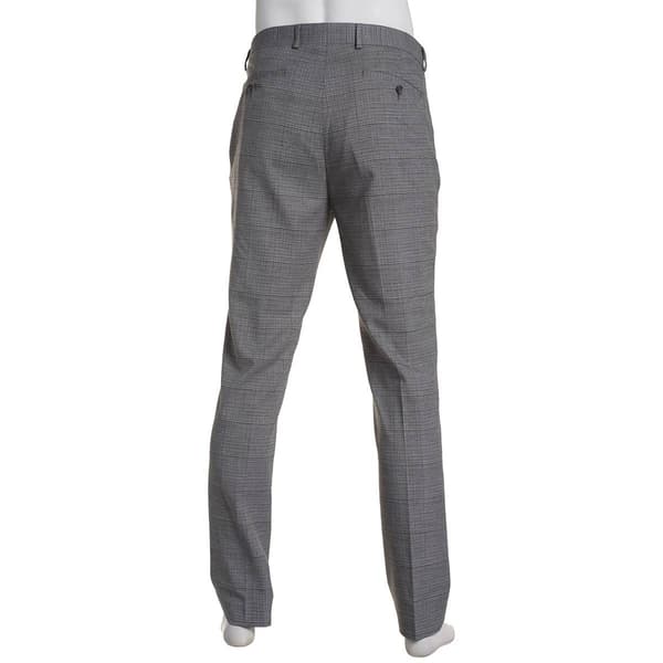 Mens Kenneth Cole&#174; Plaid Pants - Grey