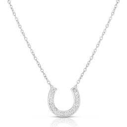 Diamond Classics(tm) 1/10ctw. Diamond Horseshoe Pendant