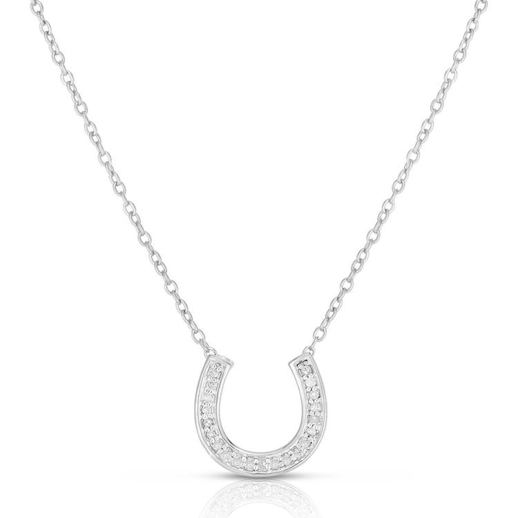 Diamond Classics(tm) 1/10ctw. Diamond Horseshoe Pendant