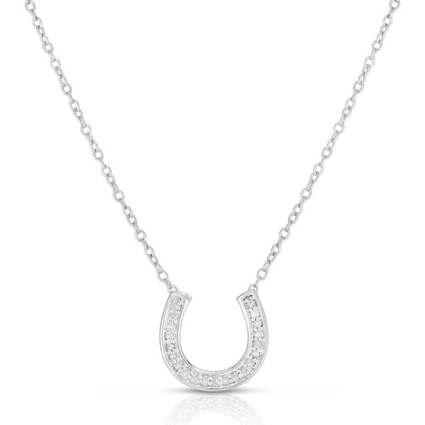 Diamond Classics(tm) 1/10ctw. Diamond Horseshoe Pendant