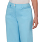 Petite Hearts of Palm Aqua Fresh Wide Leg Cropped Pants - image 5