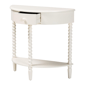 Baxton Studio Raynera Bobbin-Leg Demilune Console Table - image 2