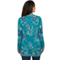 Petite Ruby Rd. Fall Flair Floral Embroidery Open Front Cardigan - image 2