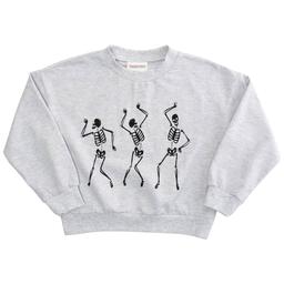 Girls (7-12) Rare Editions Skeleton Oversized Sweatshirt