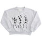 Girls (7-12) Rare Editions Skeleton Oversized Sweatshirt - image 1