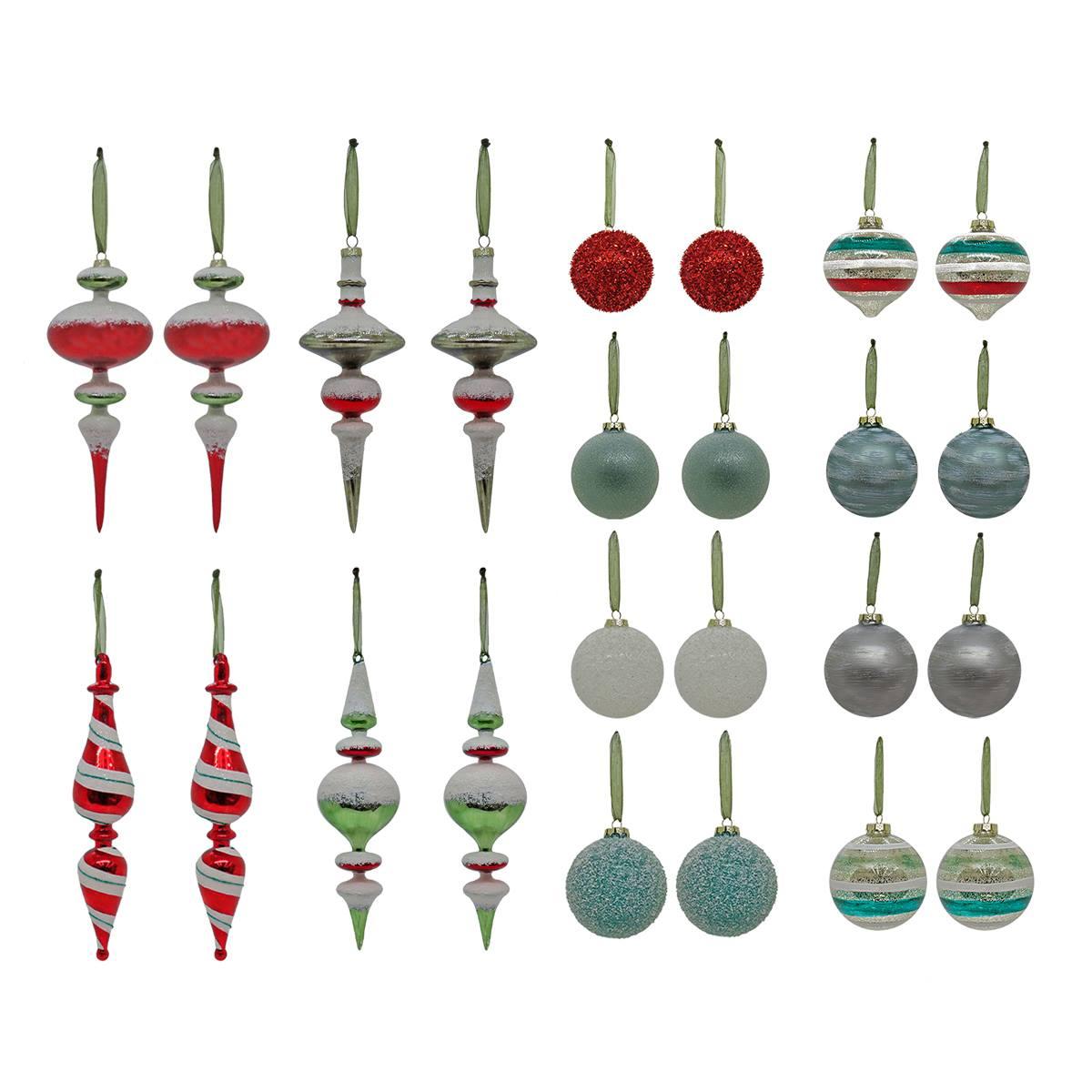 National Tree 11in. Nostalgic Traditions Ornament - Set of 24