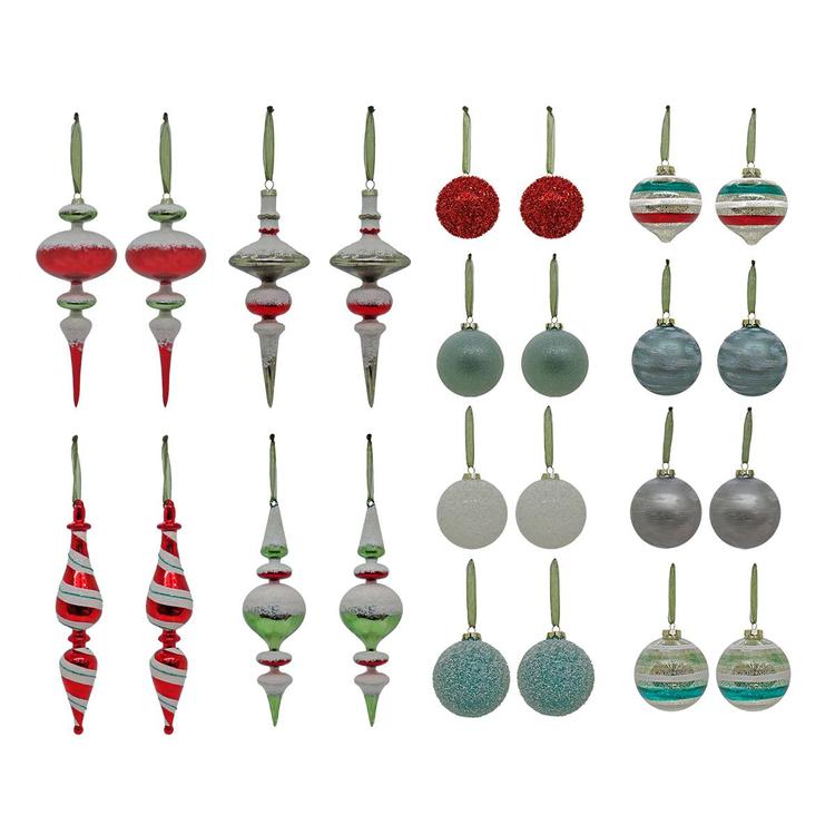National Tree 11in. Nostalgic Traditions Ornament - Set of 24