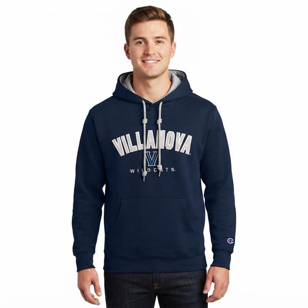 Mens Champion(R) Villanova Pullover Hooded Sweatshirt - image 