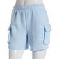 Juniors No Comment Busy Gal Cargo Fleece Lined Shorts - image 1