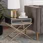 Baxton Studio Lilibet Glam & Luxe Wood 1-Drawer End Table - image 2