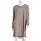 Womens Rene Rofe Long Sleeve Drop Needle Leopard Nightshirt - image 1