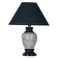 HomeRoots 13in. Black Ceramic Bedside Table Lamp - image 2