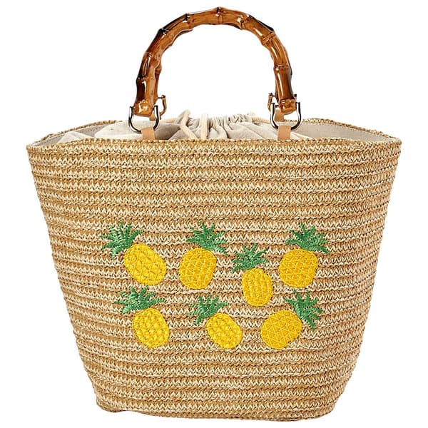 D''Margeaux Pineapple Bucket Tote - image 