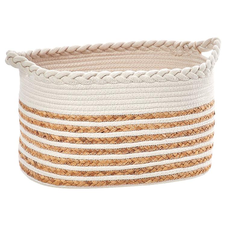 Bombay Small Water Hyacinth Braided Shelf Tote